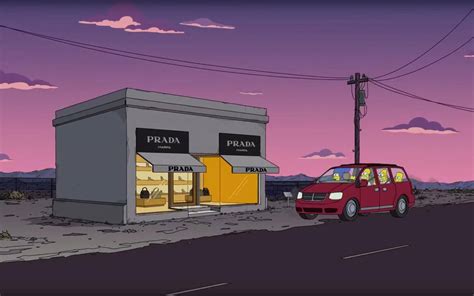 The Simpsons Take a Trip to Prada Marfa 